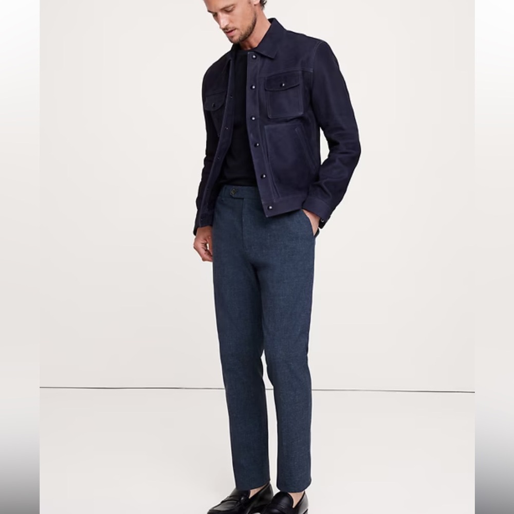 Banana Republic Men's Navy Blue Dress Pants
